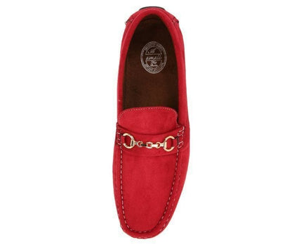 Amali Ecker Red Driving Moccasins by Amali – Don't Panic Shoes