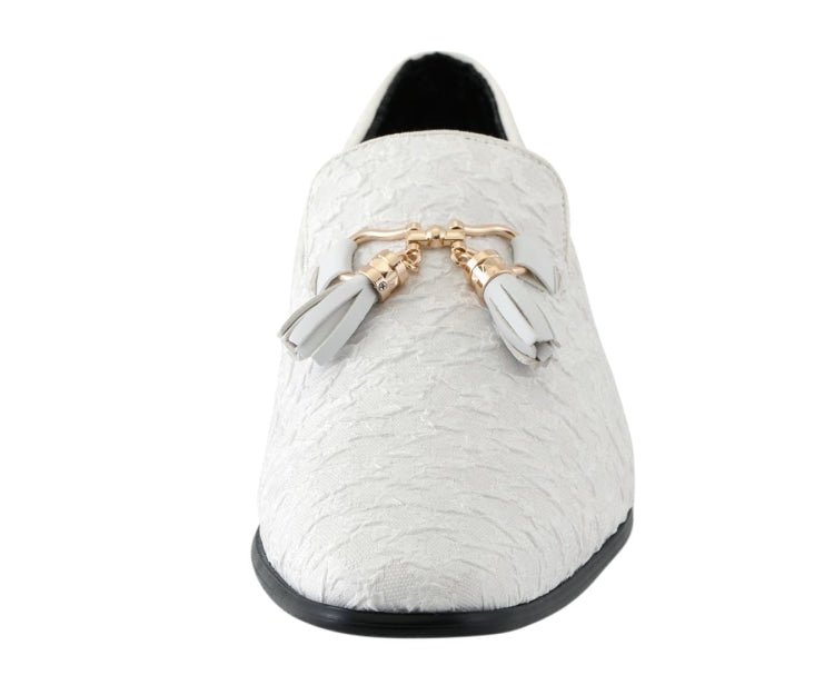 Amali Elegant Tassel Shoes For Men Quilted Design Smoking Slippers by Amali – Don't Panic Shoes