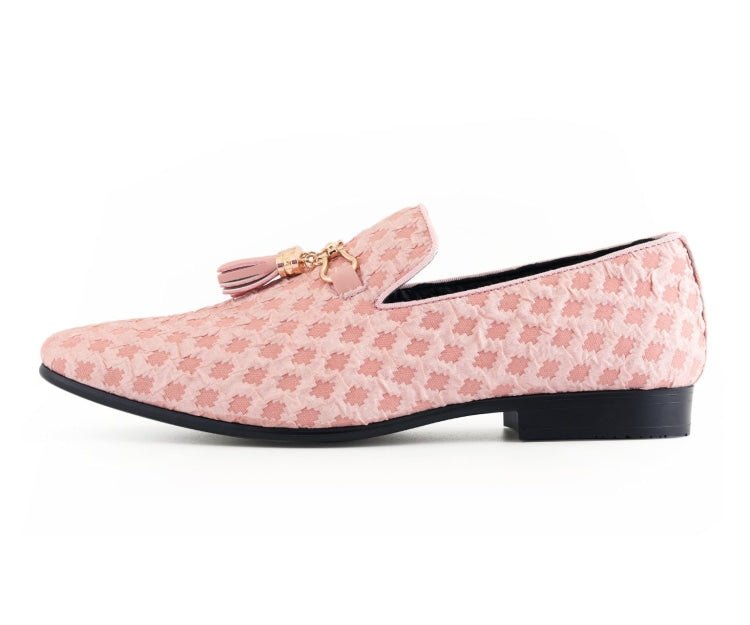 Amali Elegant Tassel Shoes For Men Quilted Design Smoking Slippers by Amali – Don't Panic Shoes