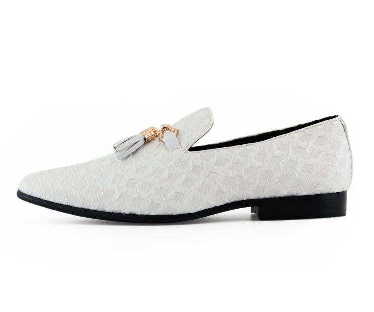 Amali Elegant Tassel Shoes For Men Quilted Design Smoking Slippers by Amali – Don't Panic Shoes