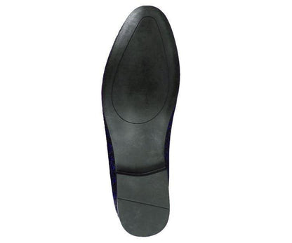 Amali Erin Gold PaiSley Glitter Women’s Smoking Slippers Loafers by Amali – Don't Panic Shoes