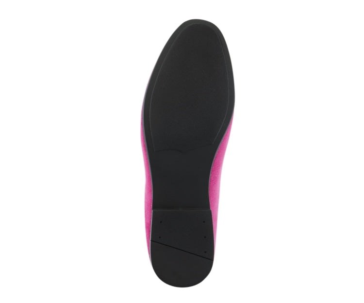 Amali Fabio Fuchsia Smoking Slippers by Amali – Don't Panic Shoes