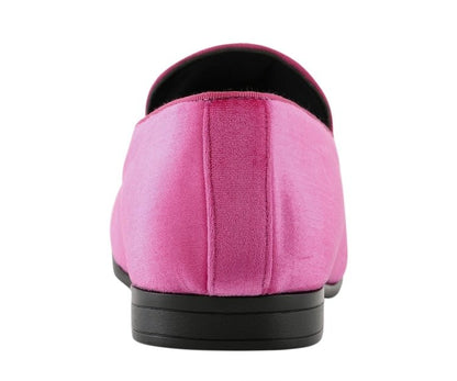 Amali Fabio Fuchsia Smoking Slippers by Amali – Don't Panic Shoes