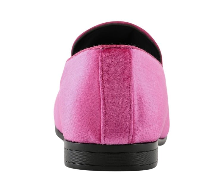 Amali Fabio Fuchsia Smoking Slippers by Amali – Don't Panic Shoes