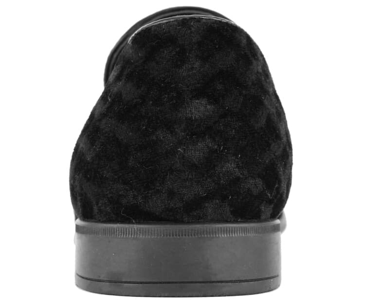 Amali Felix Black Women’S Velvet Smoking Slippers Smoking Slippers by Amali – Don't Panic Shoes