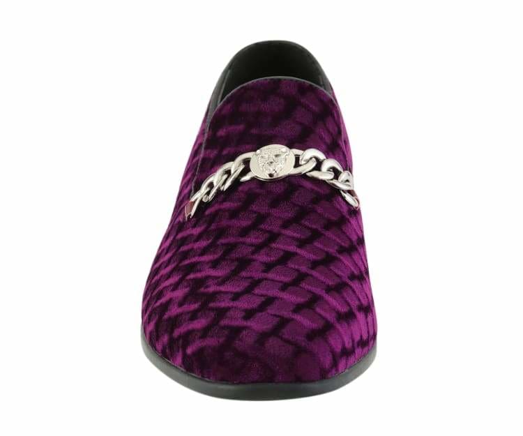 Amali Felix Burgundy Velvet Smoking Slippers Smoking Slippers by Amali – Don't Panic Shoes