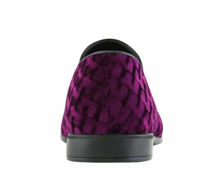 Amali Felix Burgundy Velvet Smoking Slippers Smoking Slippers by Amali – Don't Panic Shoes