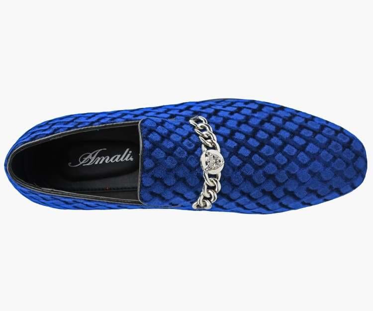 Amali Felix Navy Women’S Velvet Smoking Slippers Smoking Slippers by Amali – Don't Panic Shoes