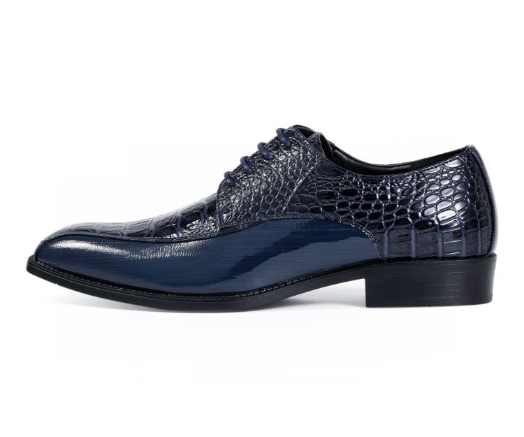 Amali Harvey Croc Men's Exotic Leather Dress Shoes Oxfords by Amali – Don't Panic Shoes