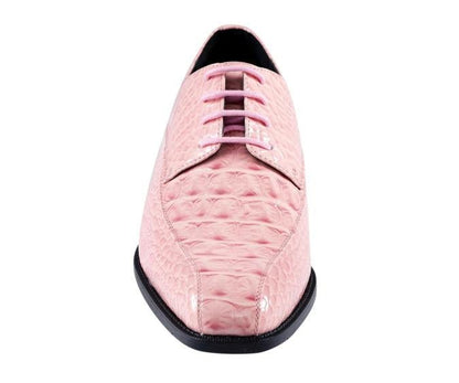 Amali Harvey Men's Pink Animal Print Sophisticated Oxford Shoes Oxfords by Amali – Don't Panic Shoes