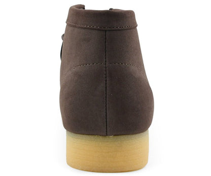 Amali Jason 2 High Top Men's Brown Suede Crepe Sole Chukka Boots Boots by Amali – Don't Panic Shoes