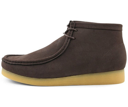 Amali Jason 2 High Top Men's Brown Suede Crepe Sole Chukka Boots Boots by Amali – Don't Panic Shoes