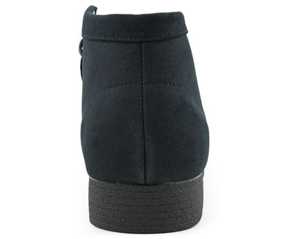 Amali Jason 2 Men's All Black Suede Limited Edition Ankle Boots Boots by Amali – Don't Panic Shoes