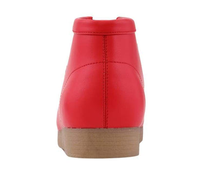 Amali Jason 2 Men's Bright Red Suede Limited Edition Ankle Boots Boots by Amali – Don't Panic Shoes