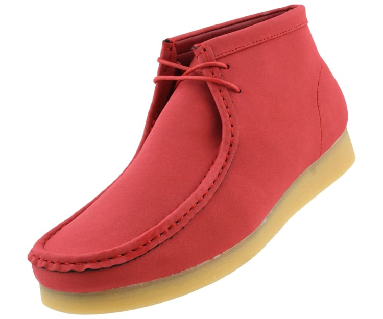 Amali Jason 2 Men's Burnt Red Suede Limited Edition Ankle Boots Boots by Amali – Don't Panic Shoes