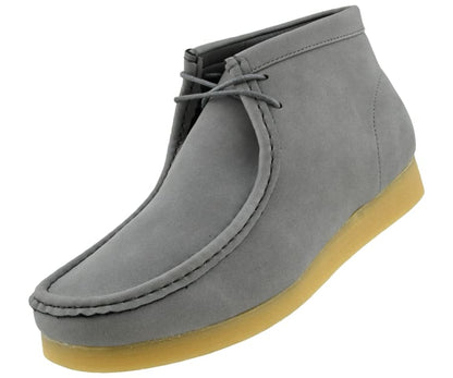 Amali Jason 2 Men's Gray Suede Limited Edition Ankle Boots Boots by Amali – Don't Panic Shoes