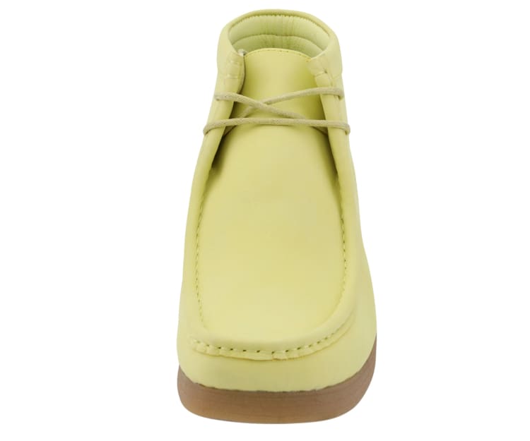 Amali Jason 2 Men's Lime Yellow Suede Limited Edition Ankle Boots Boots by Amali – Don't Panic Shoes