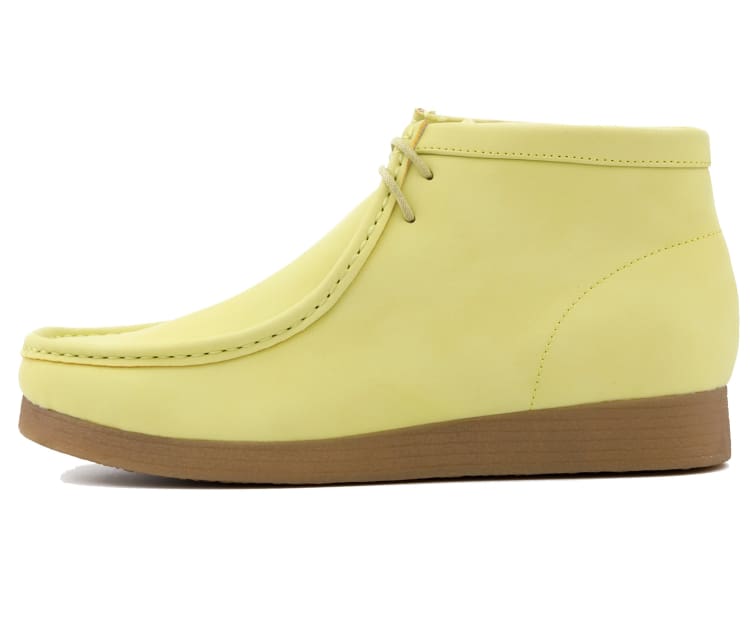 Amali Jason 2 Men's Lime Yellow Suede Limited Edition Ankle Boots Boots by Amali – Don't Panic Shoes