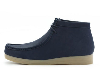 Amali Jason 2 Men's Navy Blue Suede Limited Edition Ankle Boots Boots by Amali – Don't Panic Shoes