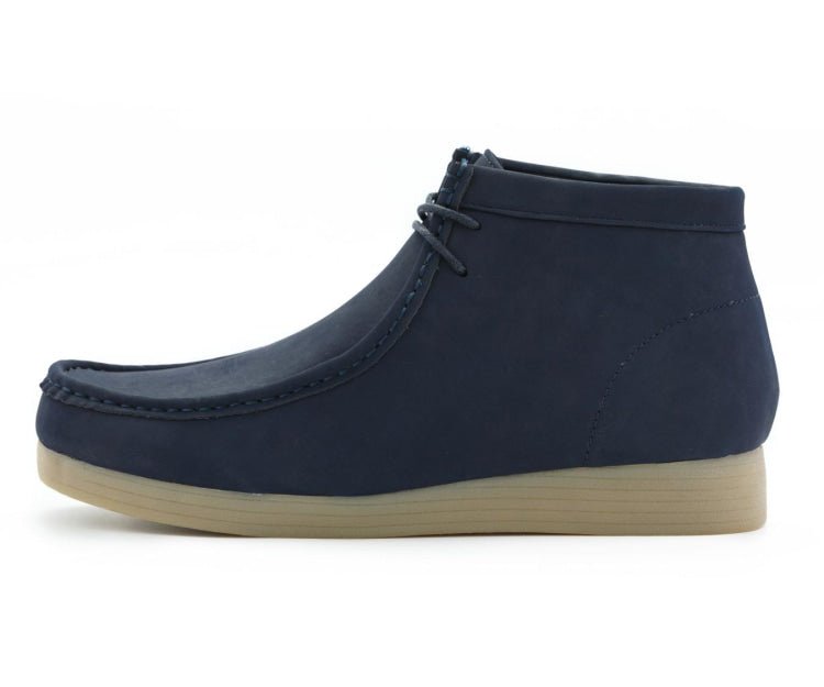Amali Jason 2 Men's Navy Blue Suede Limited Edition Ankle Boots Boots by Amali – Don't Panic Shoes
