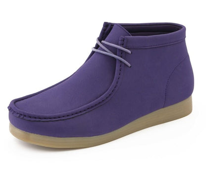 Amali Jason 2 Men's Purple Suede Limited Edition Chukka Boots Boots by Amali – Don't Panic Shoes