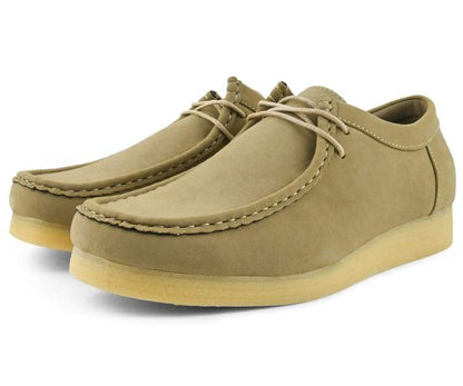 Amali Jason 2 Men's Tan Suede Limited Edition Low Top Oxfords Sneakers by Amali – Don't Panic Shoes