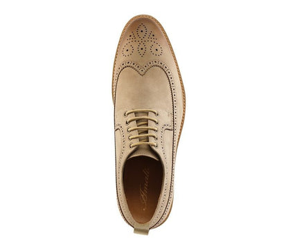 Amali Lian Taupe Hybrid Derby ShoeS Men’s Suede Oxfords by Amali – Don't Panic Shoes