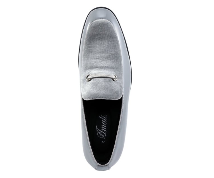 Amali Men's Andrew Grey Loafers by Amali – Don't Panic Shoes