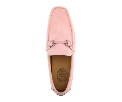 Amali Men's Dysion Pink Driving Moccasins by Amali – Don't Panic Shoes