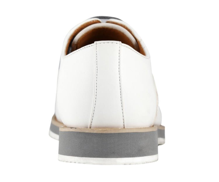 Amali Men's Gideon White Oxfords by Amali – Don't Panic Shoes