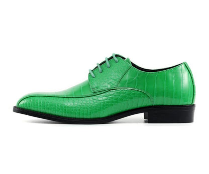Amali Men's Harvey Green Oxfords by Amali – Don't Panic Shoes