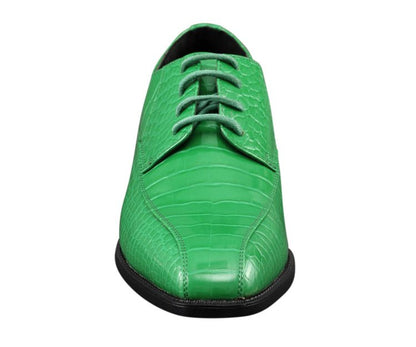 Amali Men's Harvey Green Oxfords by Amali – Don't Panic Shoes