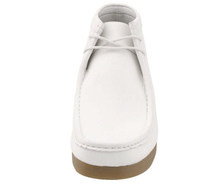 Amali Men's Jason2 White (Smooth) Boots by Amali – Don't Panic Shoes