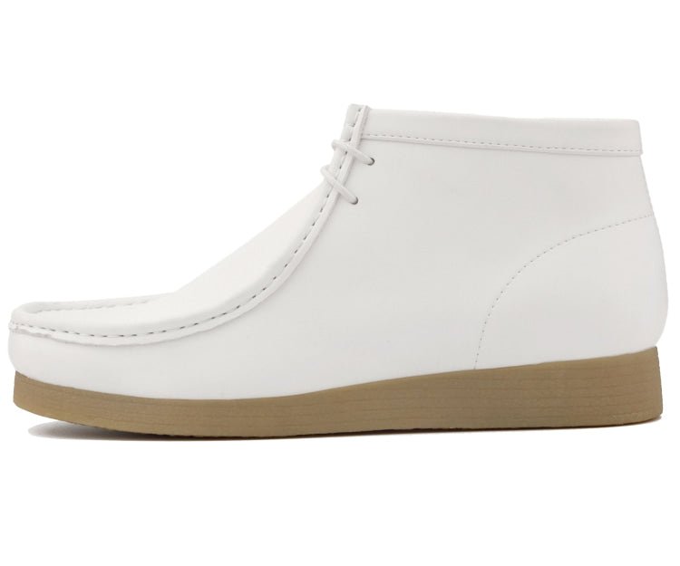 Amali Men's Jason2 White (Smooth) Boots by Amali – Don't Panic Shoes