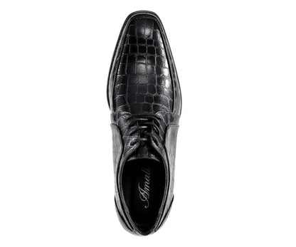 Amali Men's Pierre Black Oxfords by Amali – Don't Panic Shoes