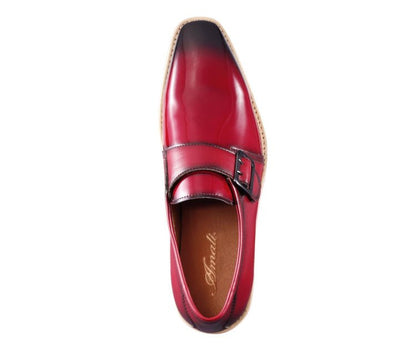 Amali Men's Skyler Red Monk Straps by Amali – Don't Panic Shoes