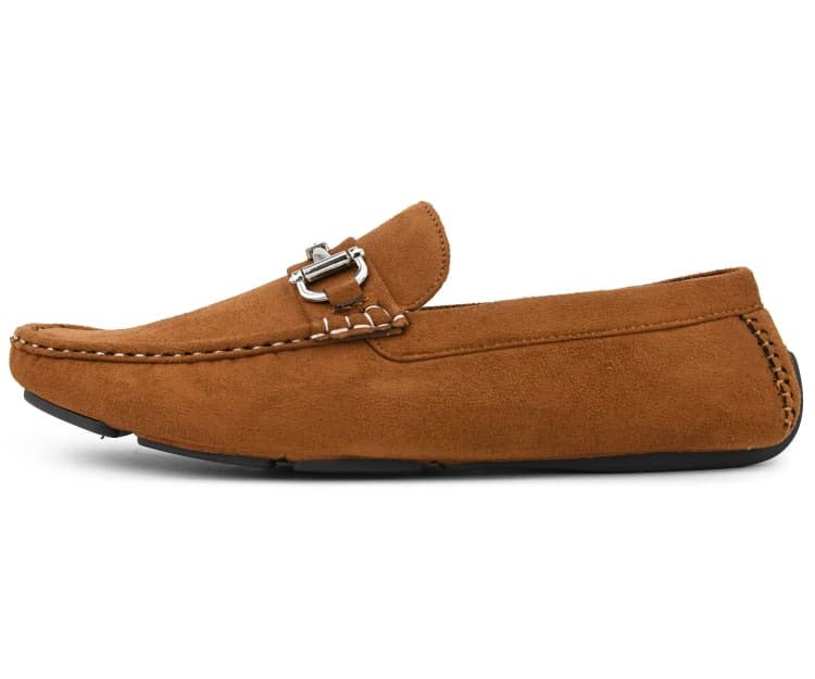 Amali Men's Walken Cognac Driving Moccasins by Amali – Don't Panic Shoes