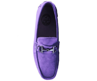 Amali Men's Walken Lavender Driving Moccasins by Amali – Don't Panic Shoes