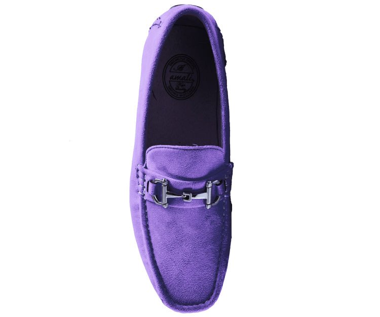 Amali Men's Walken Lavender Driving Moccasins by Amali – Don't Panic Shoes