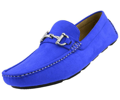 Amali Men's Walken Royal Driving Moccasins by Amali – Don't Panic Shoes