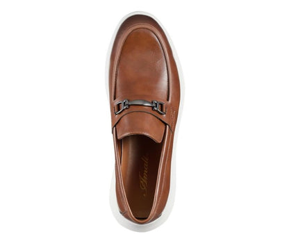 Amali Milo CaSual Loafers Men’s Premium Leather Cognac Loafers by Amali – Don't Panic Shoes