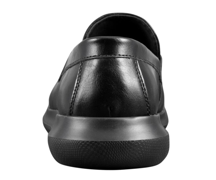 Amali Milo Luxe Black CaSual Loafers Men’s Leather Loafers by Amali – Don't Panic Shoes