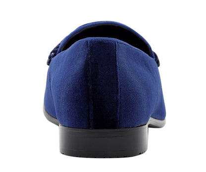 Amali Ornate Velvet Smoking Slippers For Men Black Velvet Smoking Slippers by Amali – Don't Panic Shoes