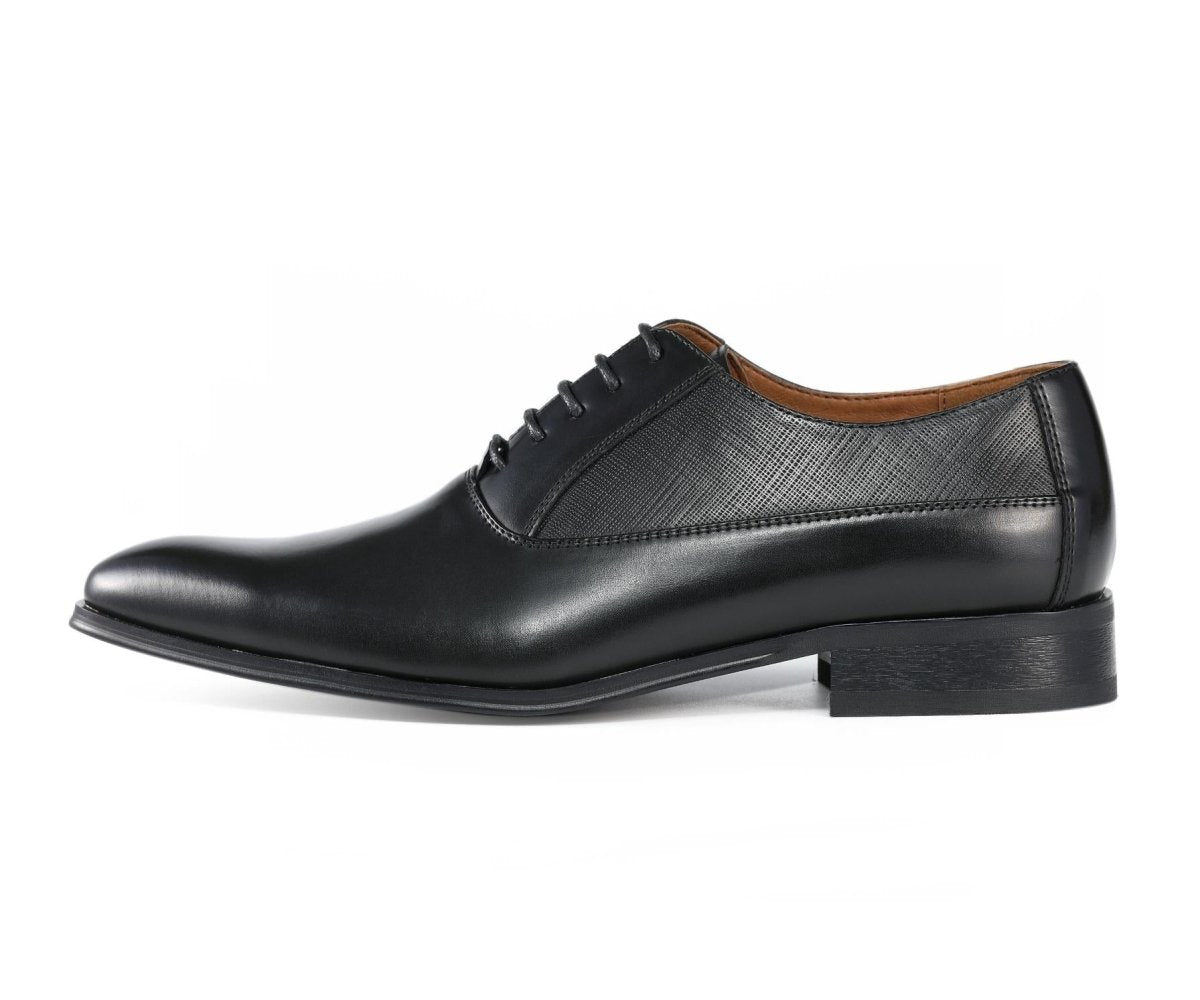 Amali OSo Classic Elegance Men’s Leather Black Oxfords Oxfords by Amali – Don't Panic Shoes