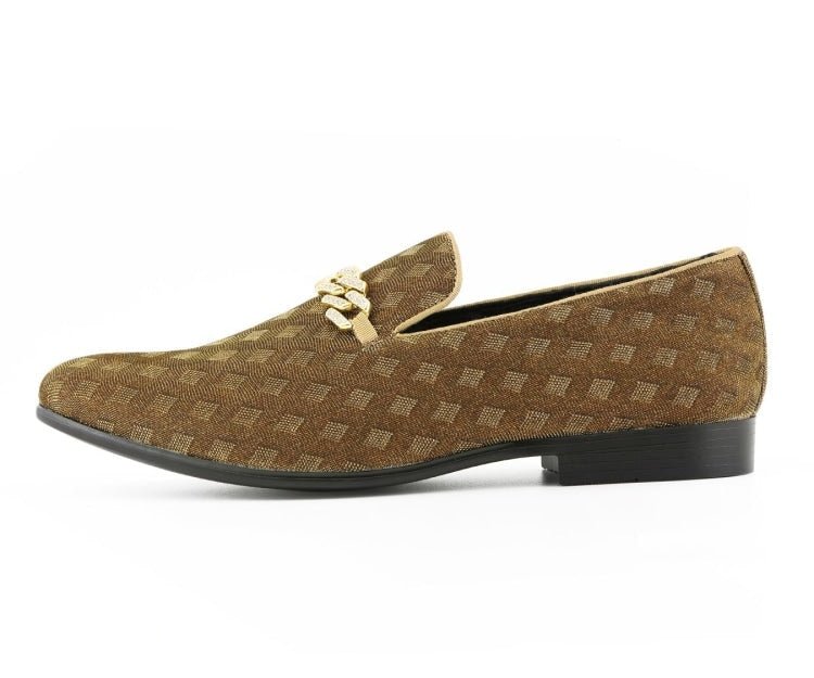 Amali Parker Luxe Gold Women’S Leather Handbag 123456789 Loafers by Amali – Don't Panic Shoes