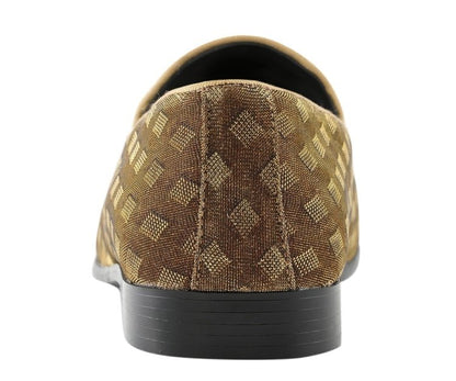 Amali Parker Luxe Gold Women’S Leather Handbag 123456789 Loafers by Amali – Don't Panic Shoes