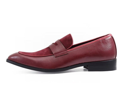 Amali Rian Red Luxe LoaferS Men’s Leather Loafers by Amali – Don't Panic Shoes