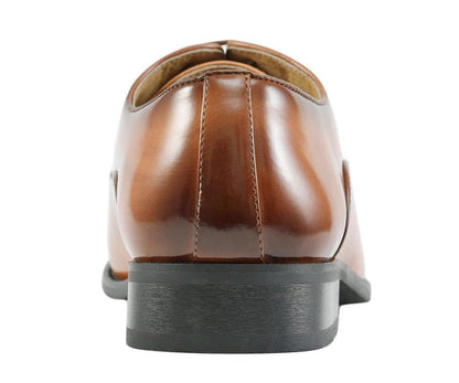 Amali ShoeS Conrad Tan Men’s Leather Oxfords Oxfords by Amali – Don't Panic Shoes