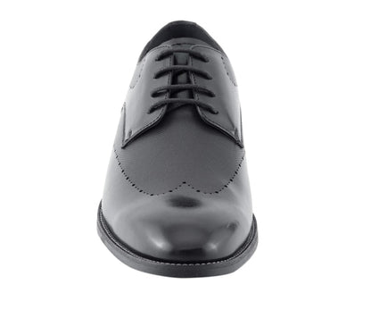 Amali ShoeS Luke Wingtip Dress Shoes Men’s Leather Black Oxfords by Amali – Don't Panic Shoes