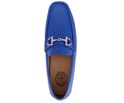 Amali Trentino Luxe Slip On LoaferS Men’s Blue Moccasins Driving Moccasins by Amali – Don't Panic Shoes